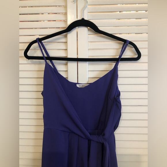 BCBGeneration Purple Wrap Maxi Dress - Picture 7 of 9